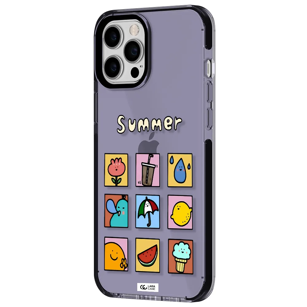 summer vibes Apple iPhone 12 pro max impact Lilac Case