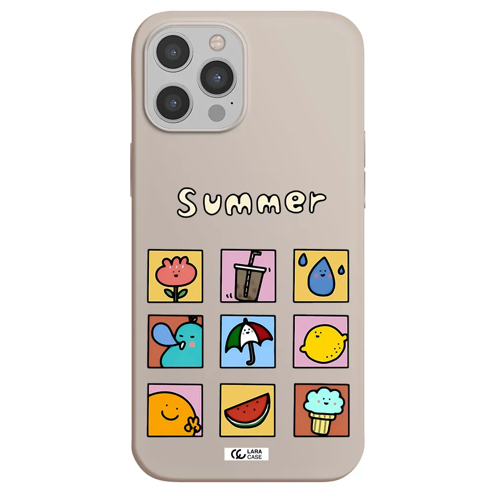 summer vibes Apple iPhone 12 pro Silicone Stone Case