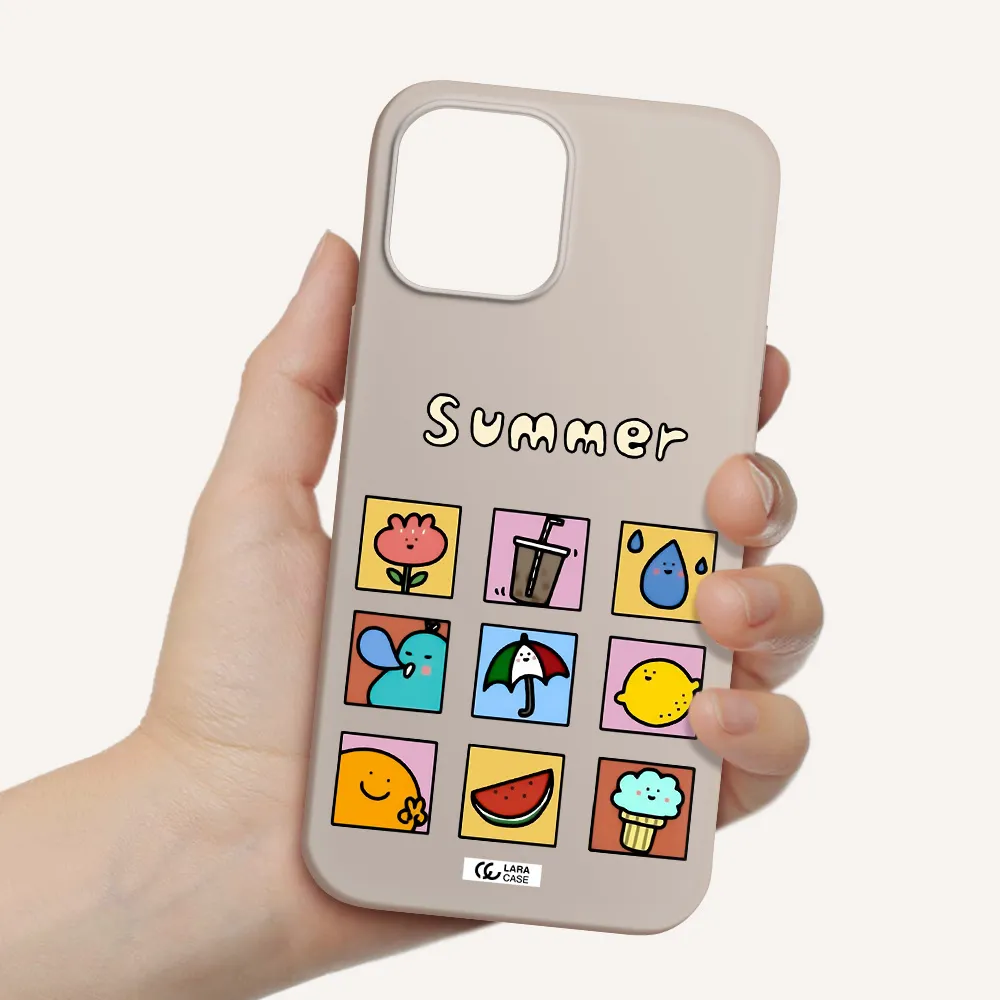 summer vibes Apple iPhone 12 pro Silicone Stone Case