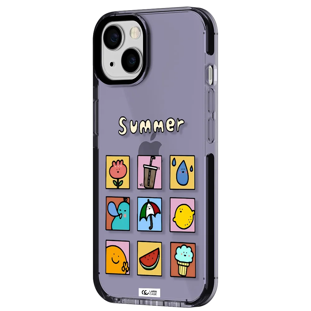 summer vibes Apple iPhone 13 impact Lilac Case