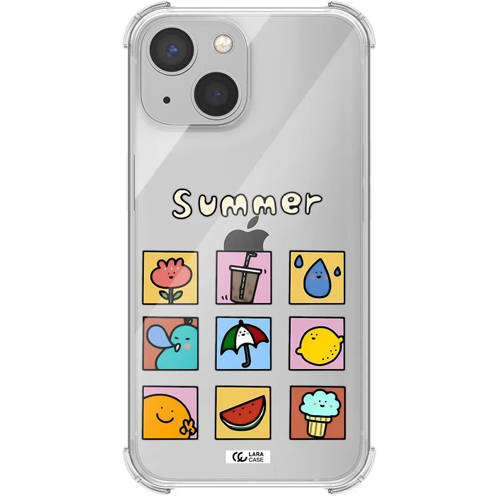 summer vibes Apple iPhone 13 mini Clear PC Case