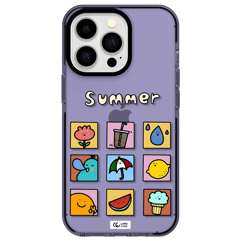summer vibes Apple iPhone 13 Pro impact Lilac Case