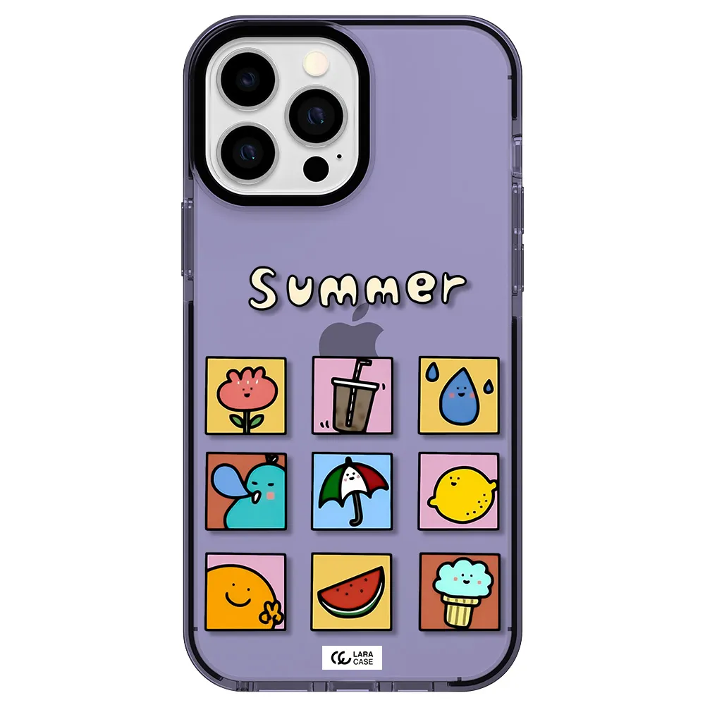 summer vibes Apple iPhone 13 Pro Max impact Lilac Case