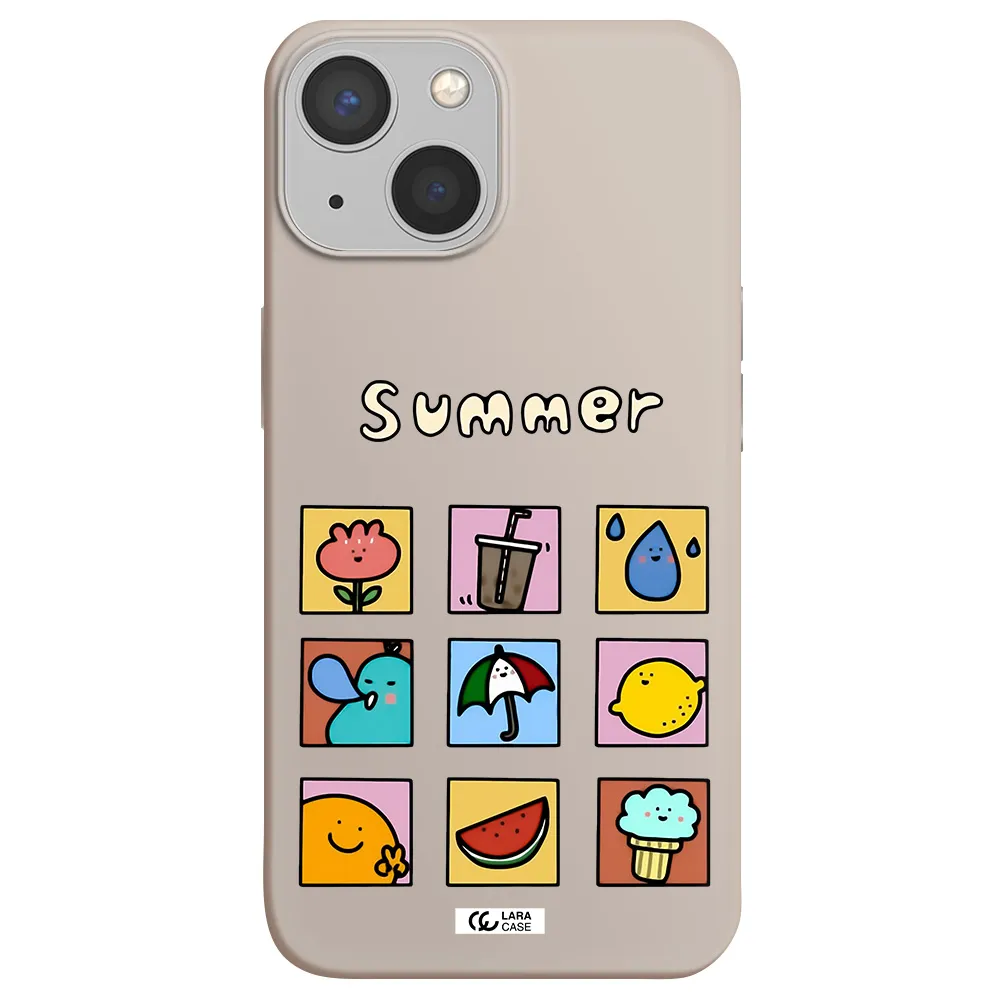 summer vibes Apple iPhone 13 Silicone Stone Case