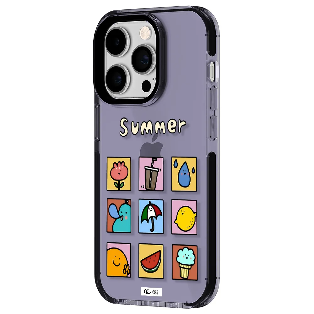 summer vibes Apple iPhone 14 pro impact Lilac Case