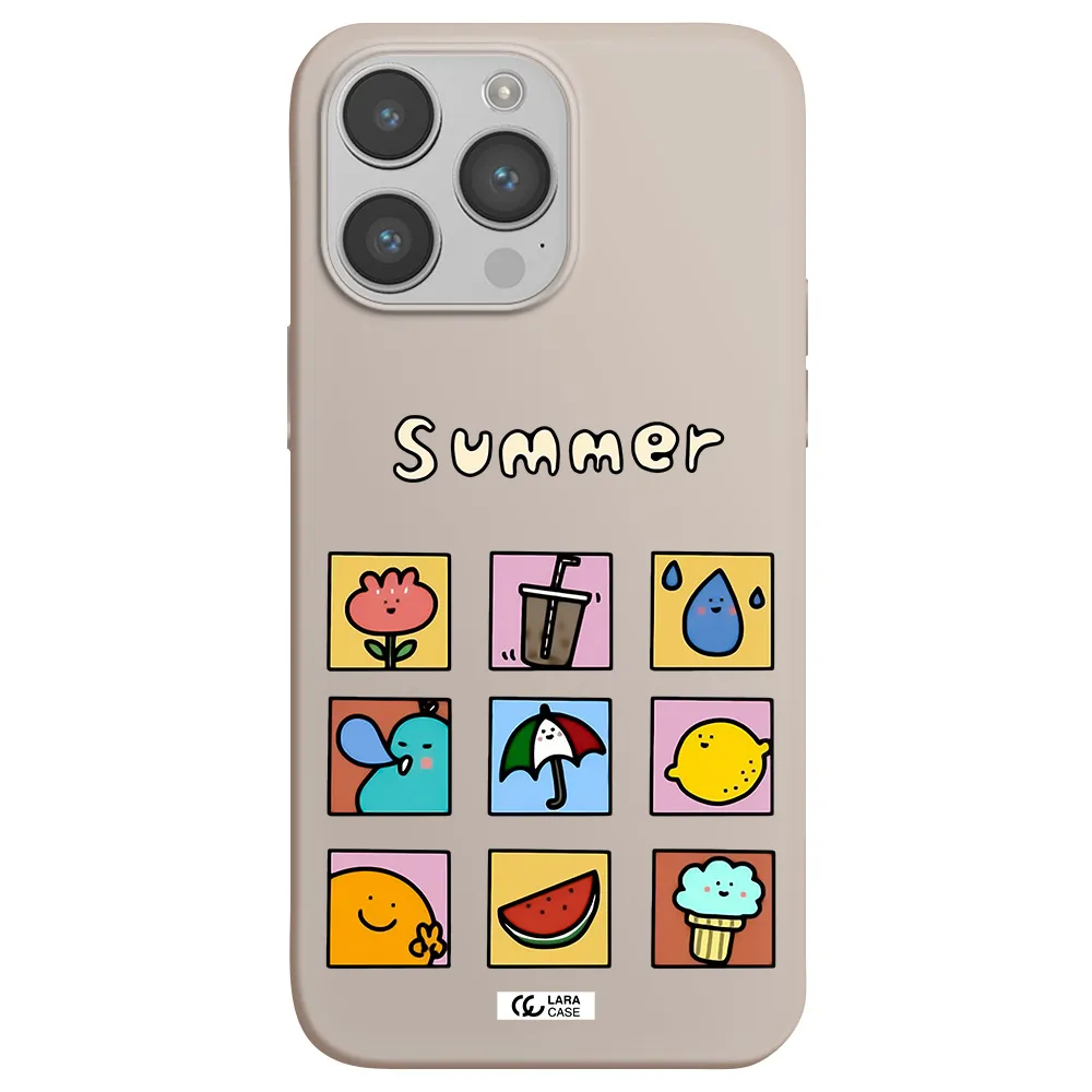 summer vibes Apple iPhone 14 pro Silicone Stone Case