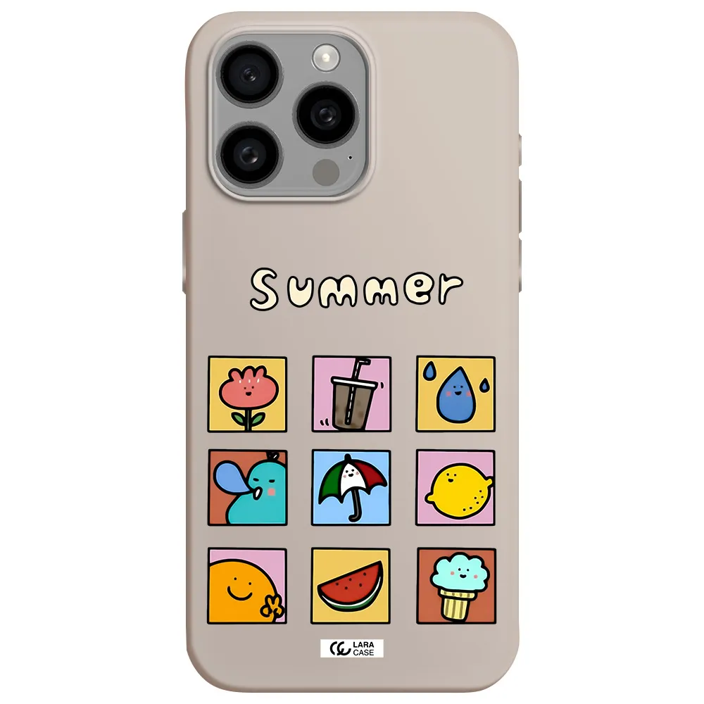 summer vibes Apple Iphone 15 Pro max Silicone Stone Case