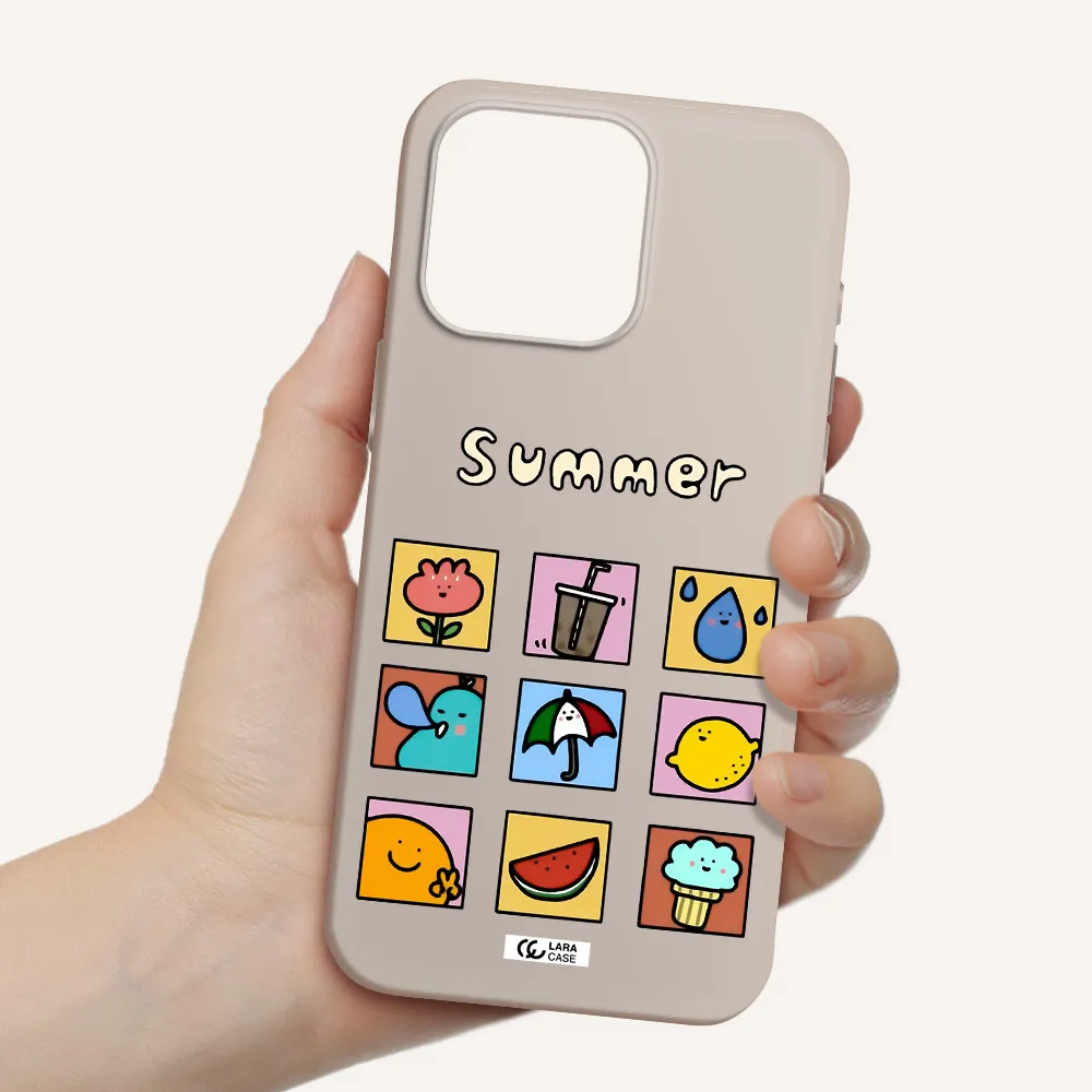 summer vibes Apple Iphone 15 Pro max Silicone Stone Case