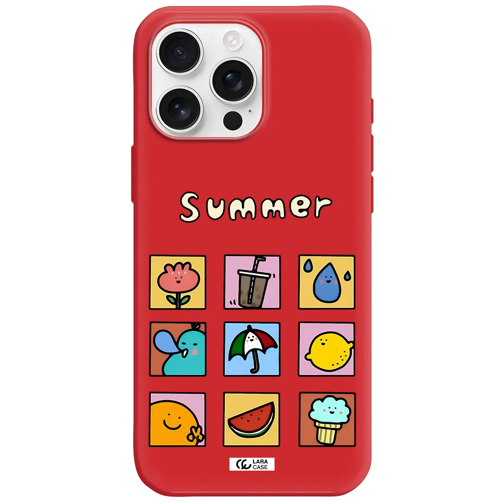 Summer Vibes Apple Iphone 16 Pro Max Silicone Stone Case