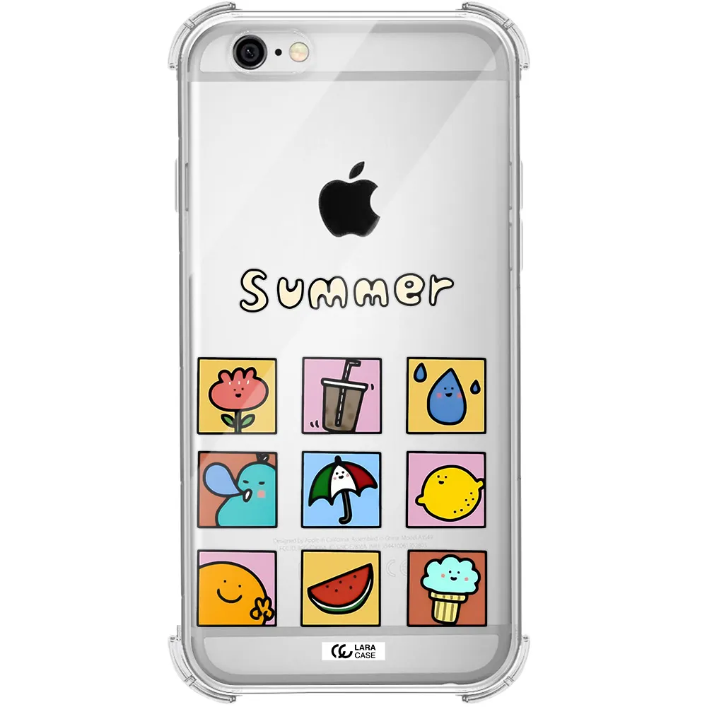 summer vibes Apple iPhone 6 Clear PC Case