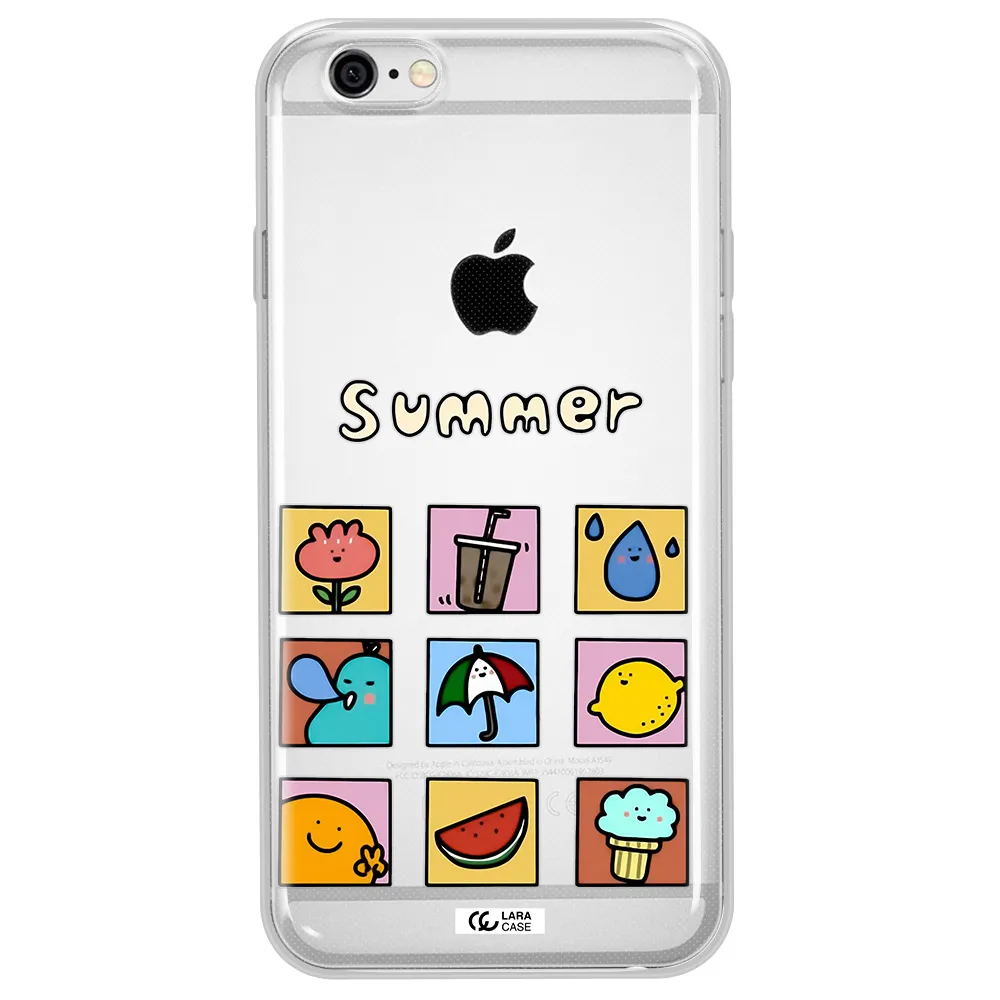 summer vibes Apple iPhone 6 Clear TPU Case