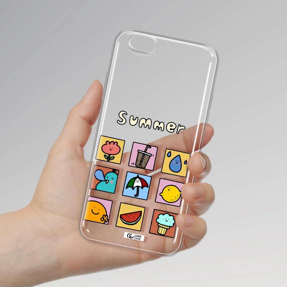 summer vibes Apple iPhone 6 Clear TPU Case