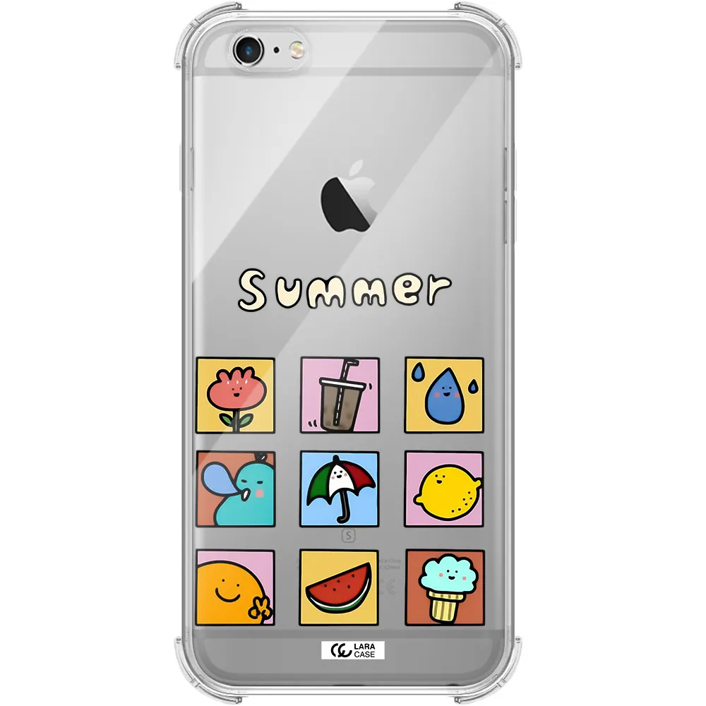 summer vibes Apple iPhone 6 plus Clear PC Case
