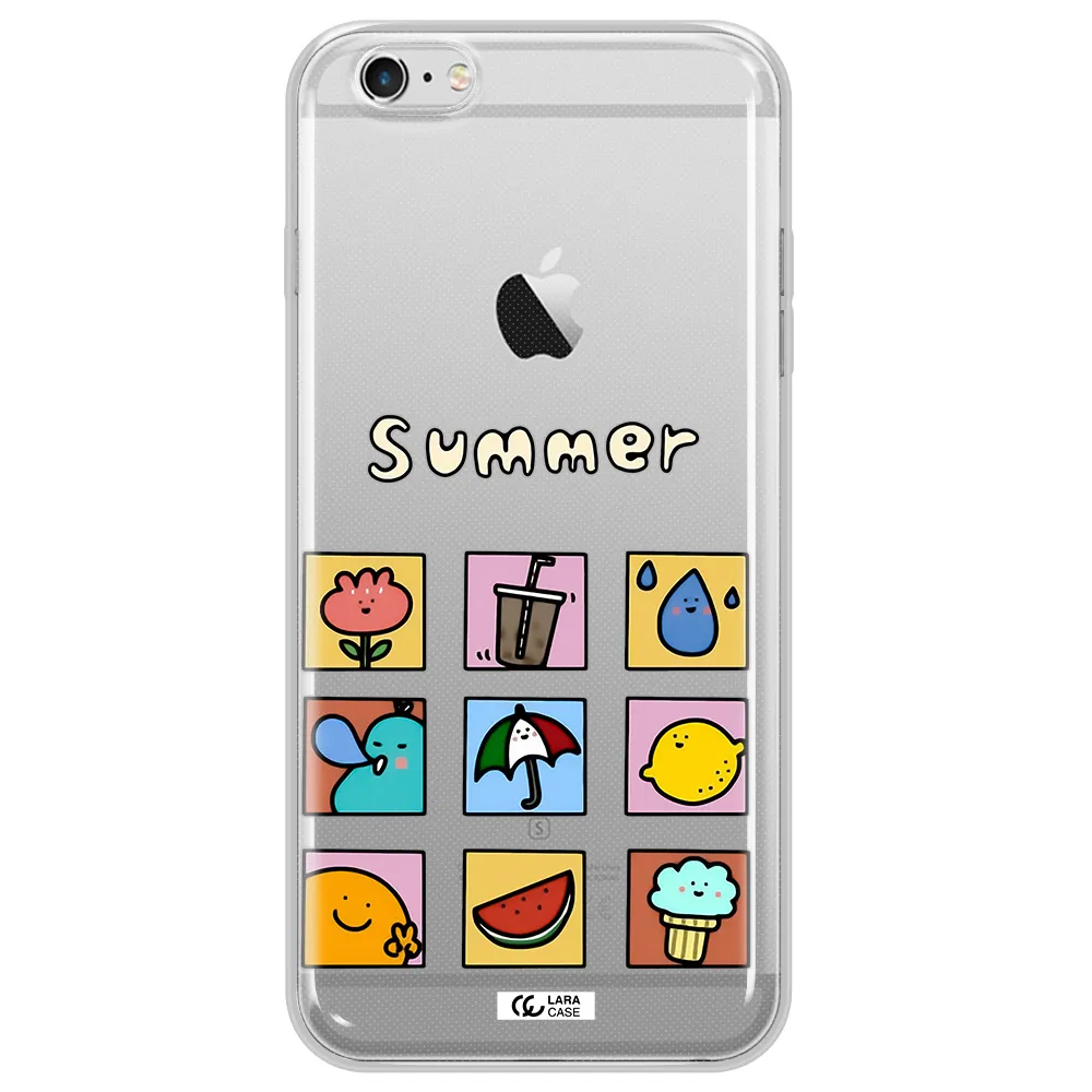 summer vibes Apple iPhone 6 s plus Clear TPU Case