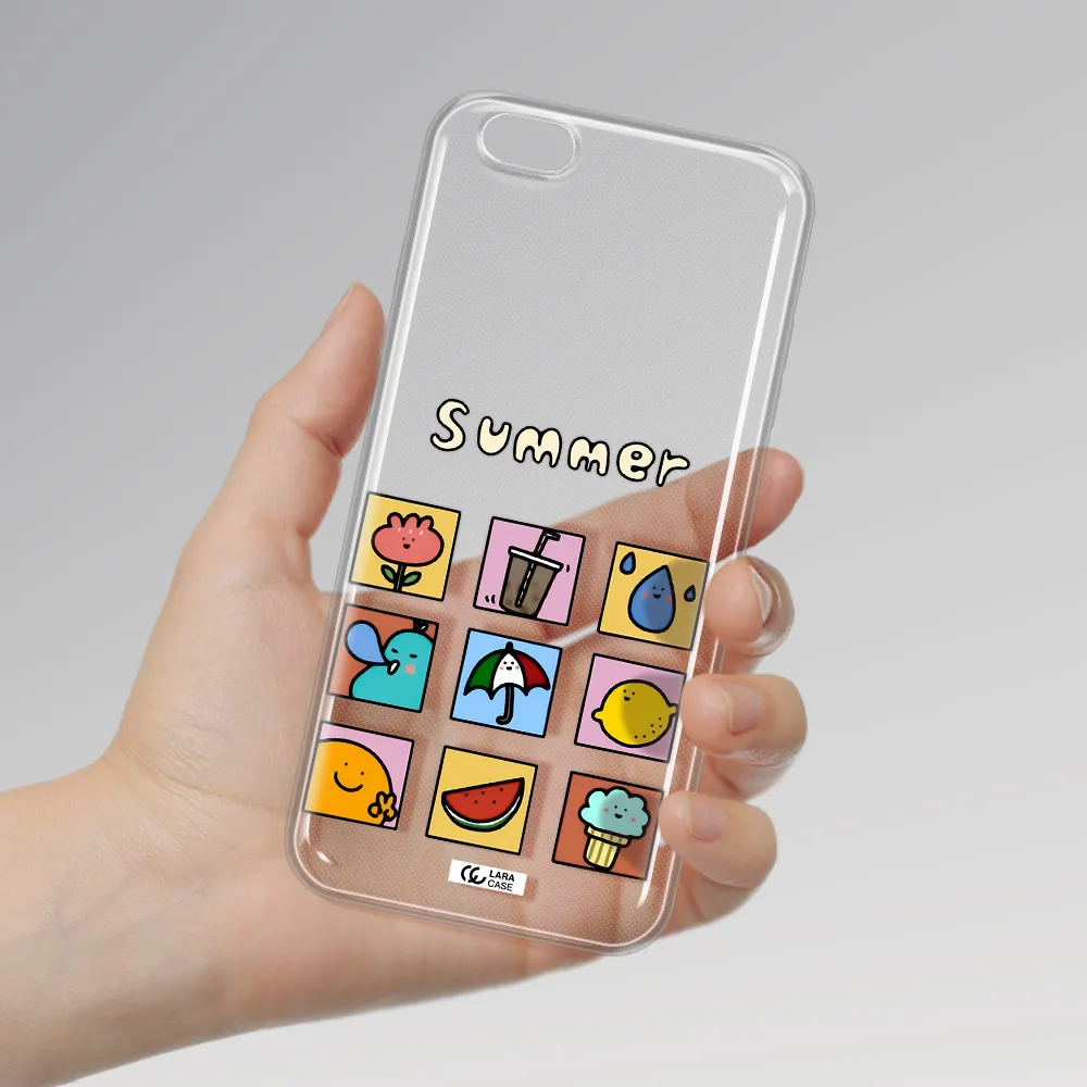 summer vibes Apple iPhone 6 s plus Clear TPU Case
