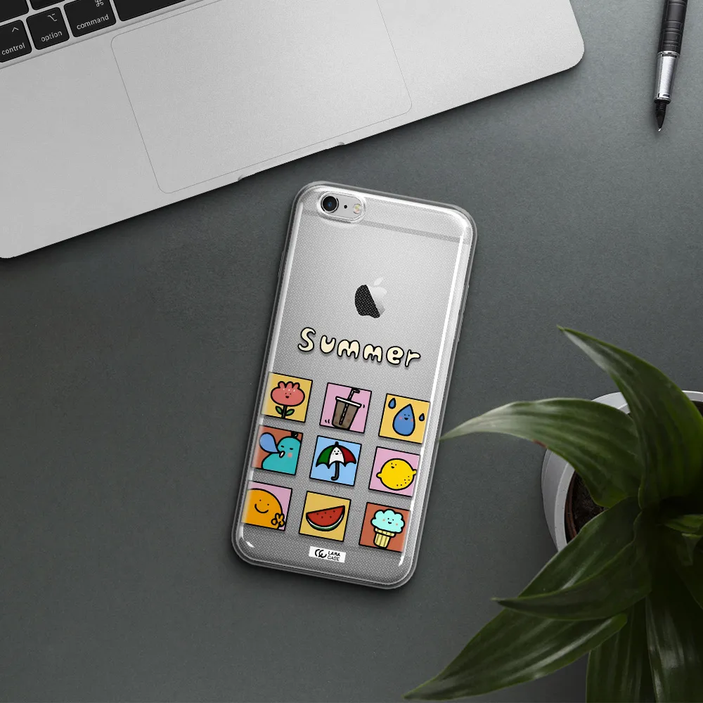 summer vibes Apple iPhone 6 s plus Clear TPU Case