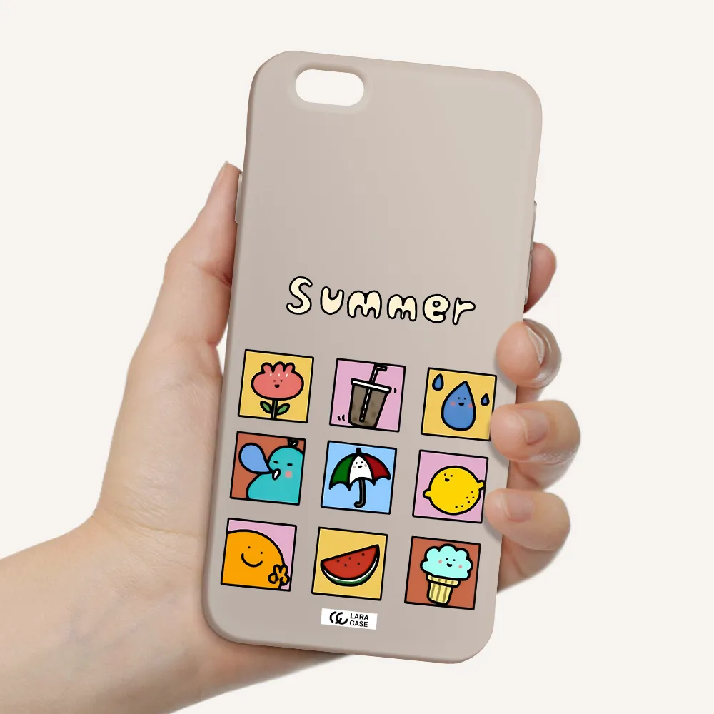 summer vibes Apple iPhone 6 Silicone Stone Case