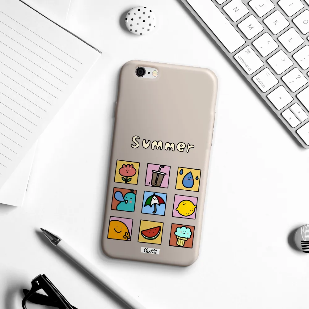 summer vibes Apple iPhone 6 Silicone Stone Case