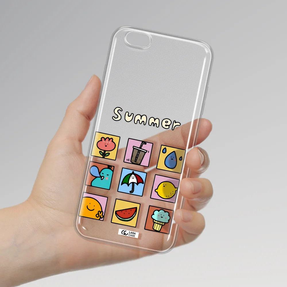 summer vibes Apple iPhone 6S Clear TPU Case