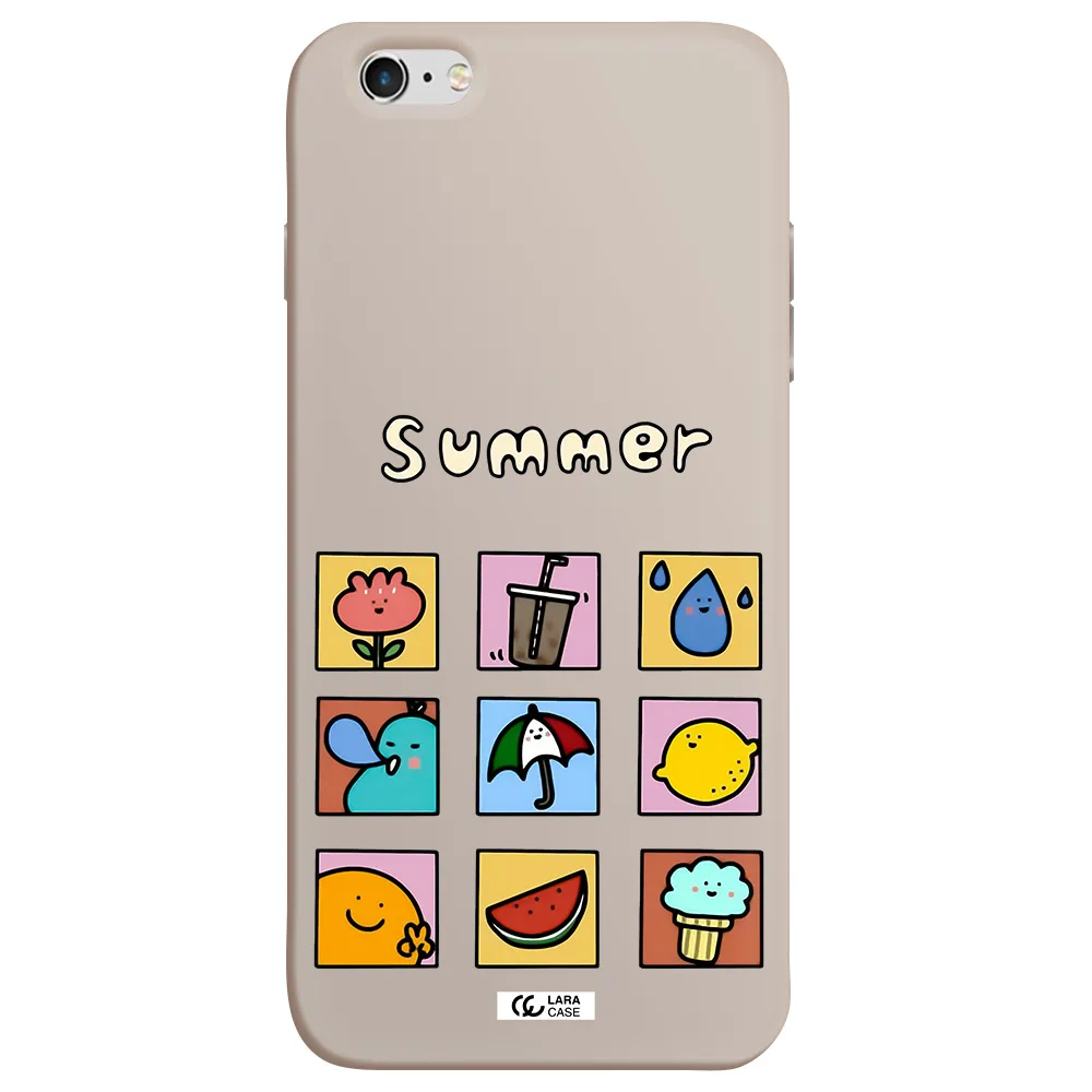 summer vibes Apple iPhone 6S Silicone Stone Case