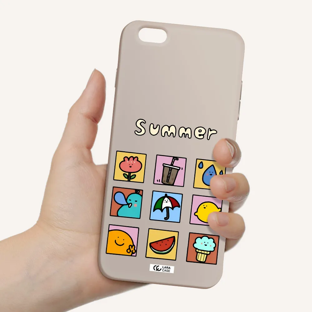 summer vibes Apple iPhone 6S Silicone Stone Case