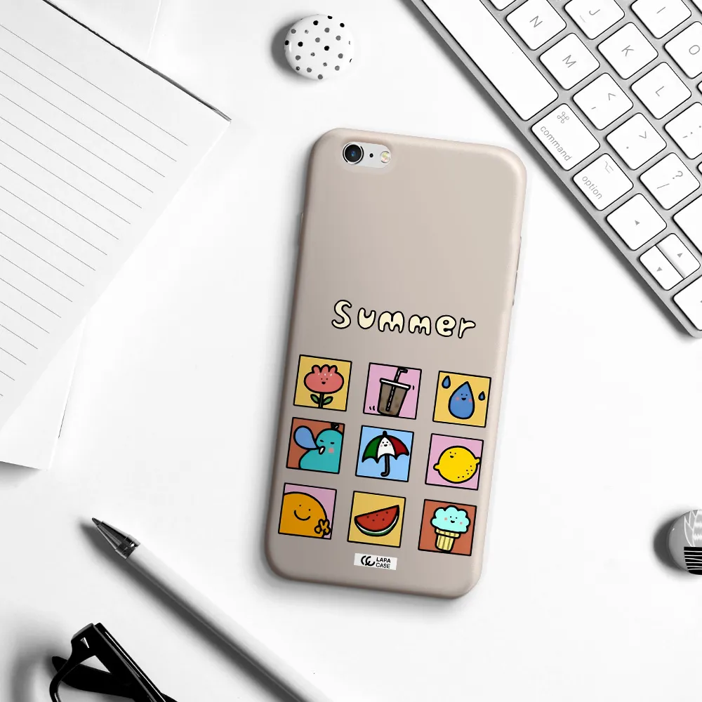 summer vibes Apple iPhone 6S Silicone Stone Case