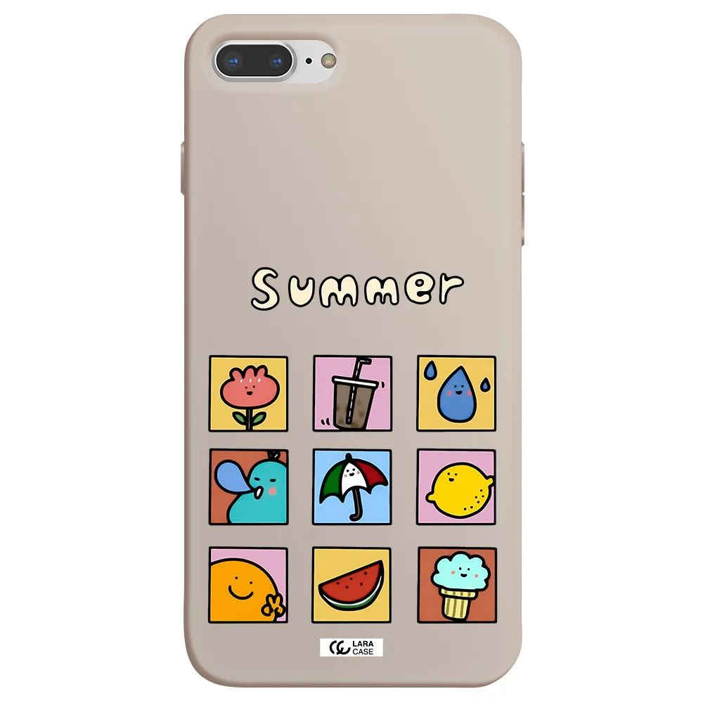 summer vibes Apple iPhone 7 plus Silicone Stone Case
