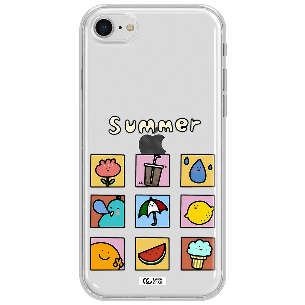 Summer Vibes Apple Iphone Se 2020 Clear Tpu Case