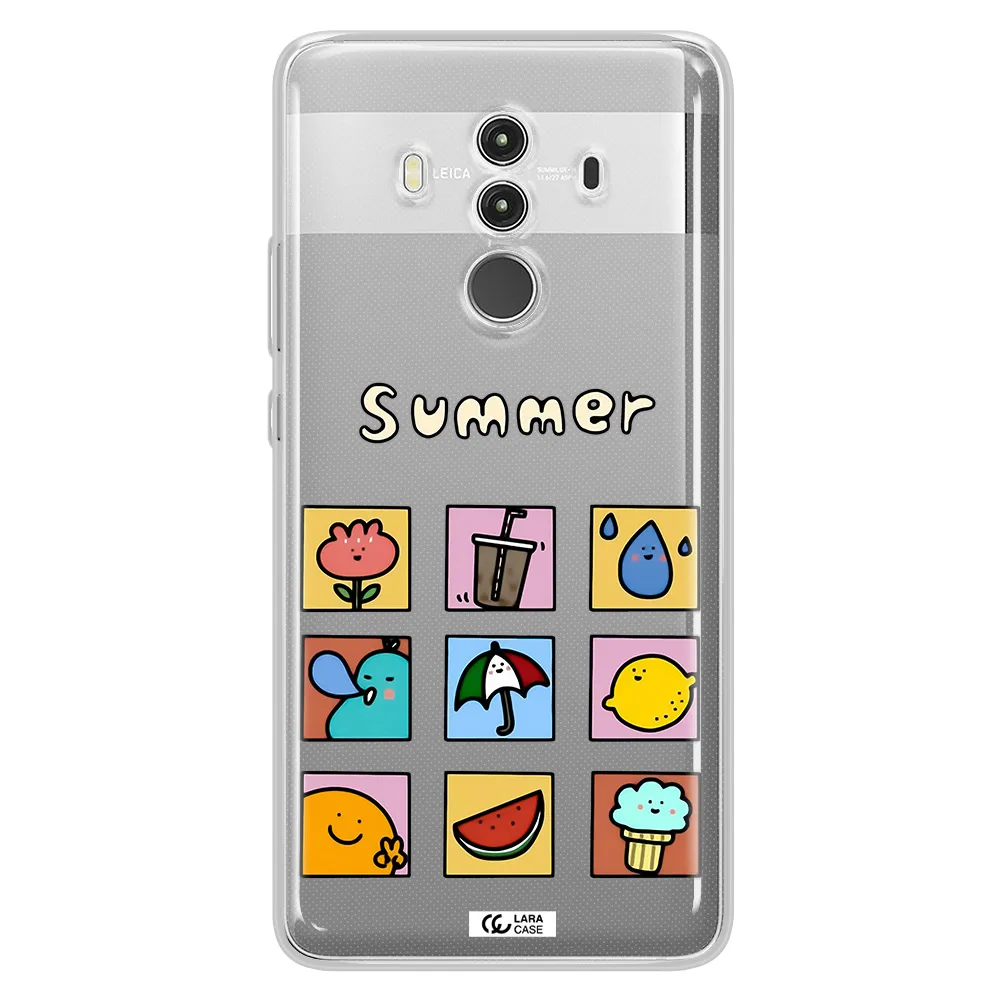 summer vibes Huawei Mate 10 Clear TPU Case