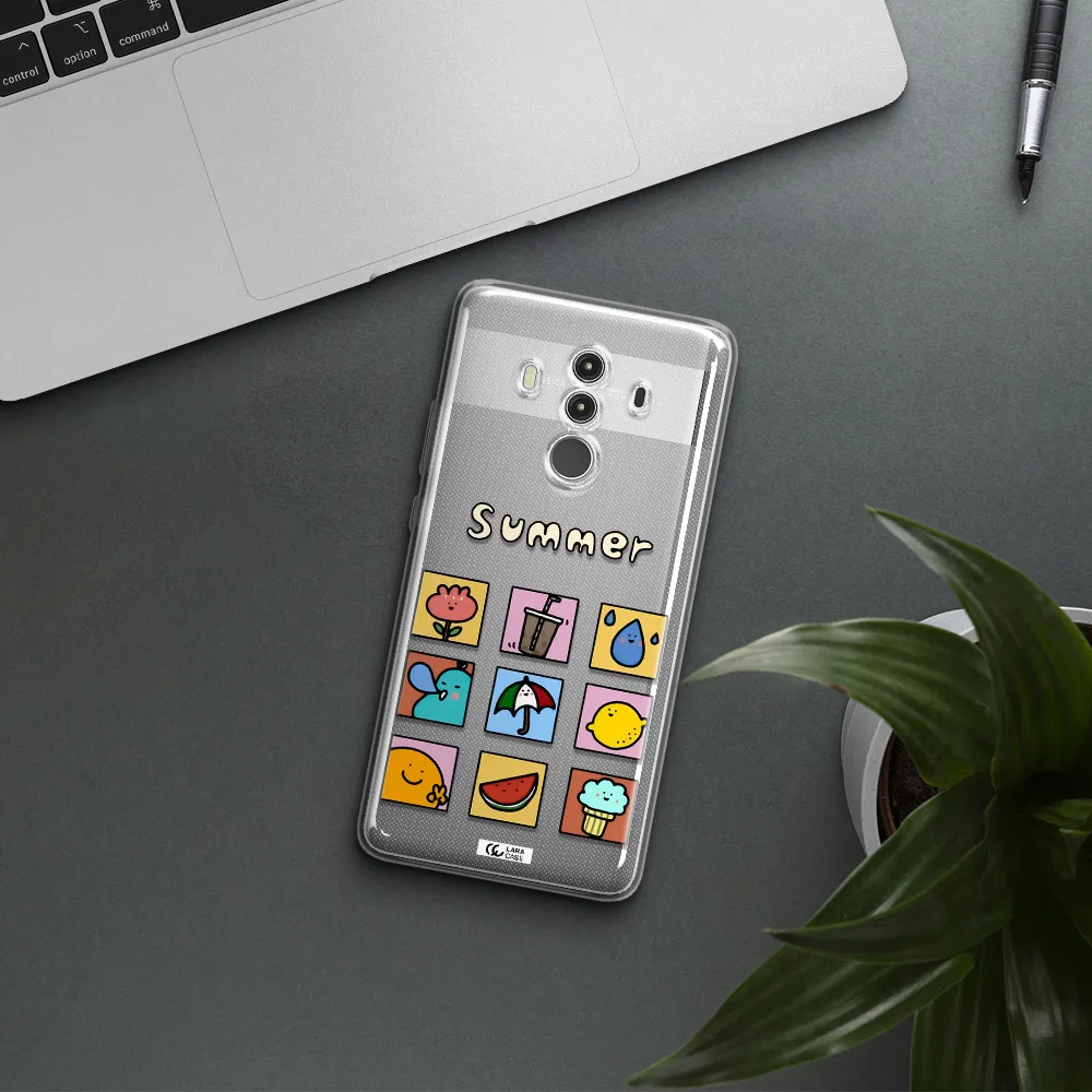 summer vibes Huawei Mate 10 Clear TPU Case