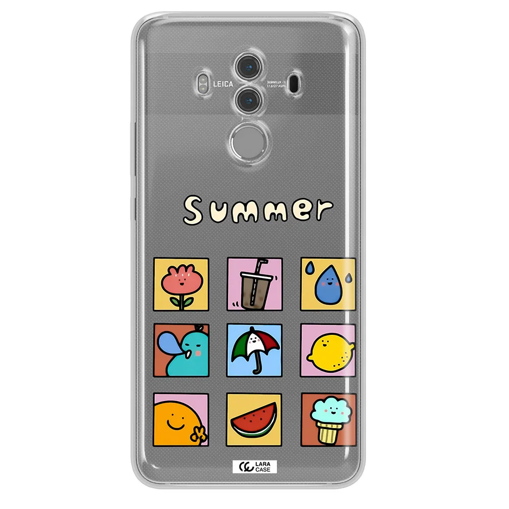 summer vibes Huawei Mate 10 Pro Clear TPU Case