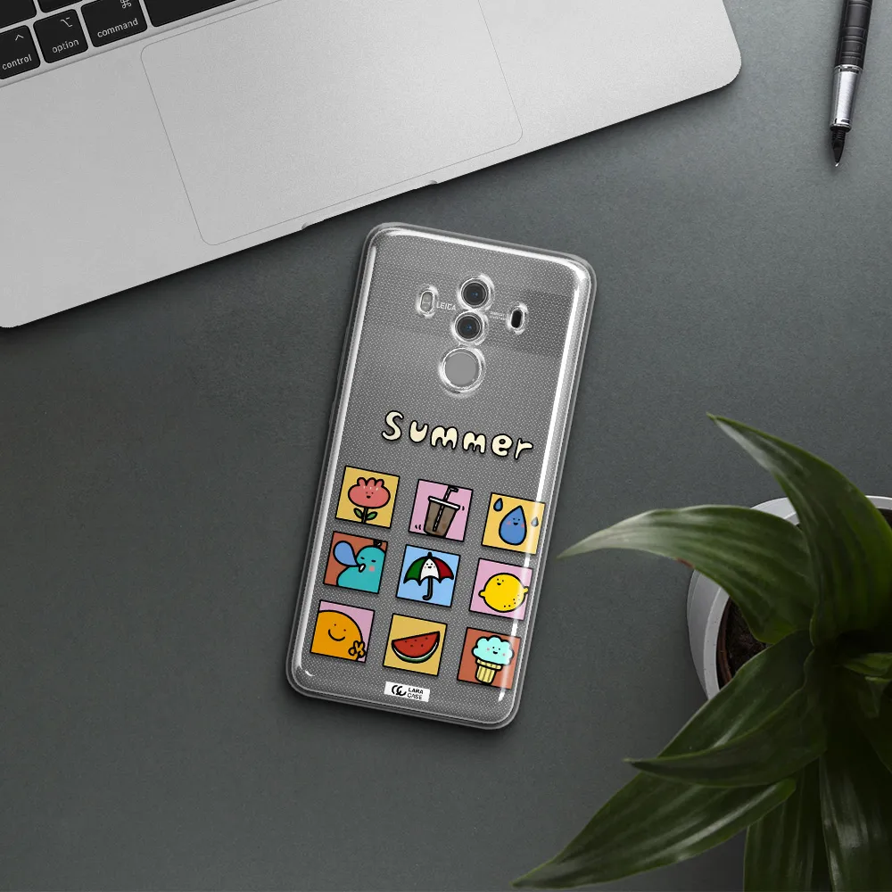summer vibes Huawei Mate 10 Pro Clear TPU Case