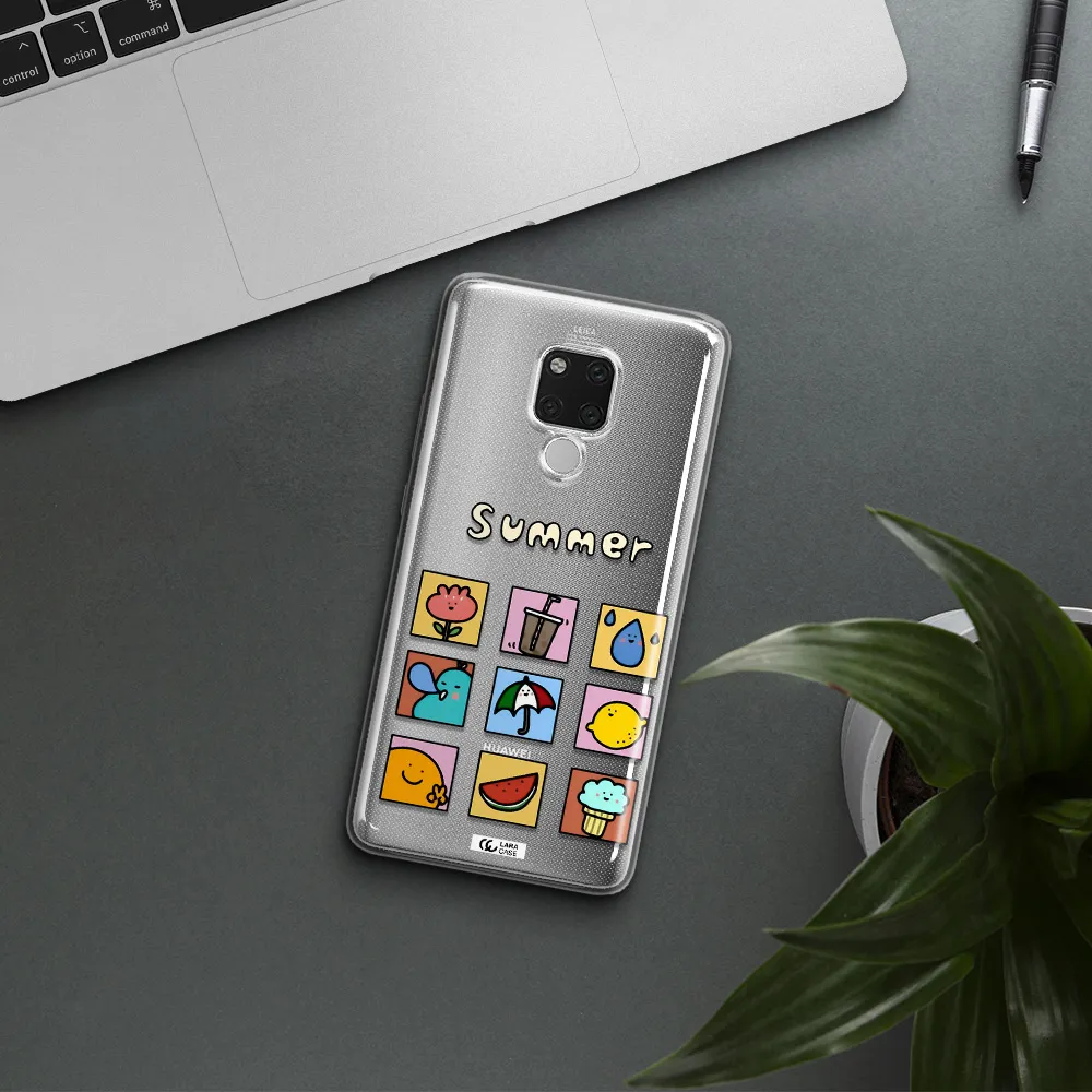 summer vibes Huawei Mate 20X Clear TPU Case
