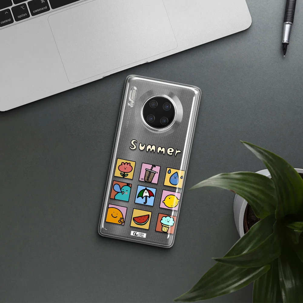 summer vibes Huawei Mate 30 Pro Clear TPU Case