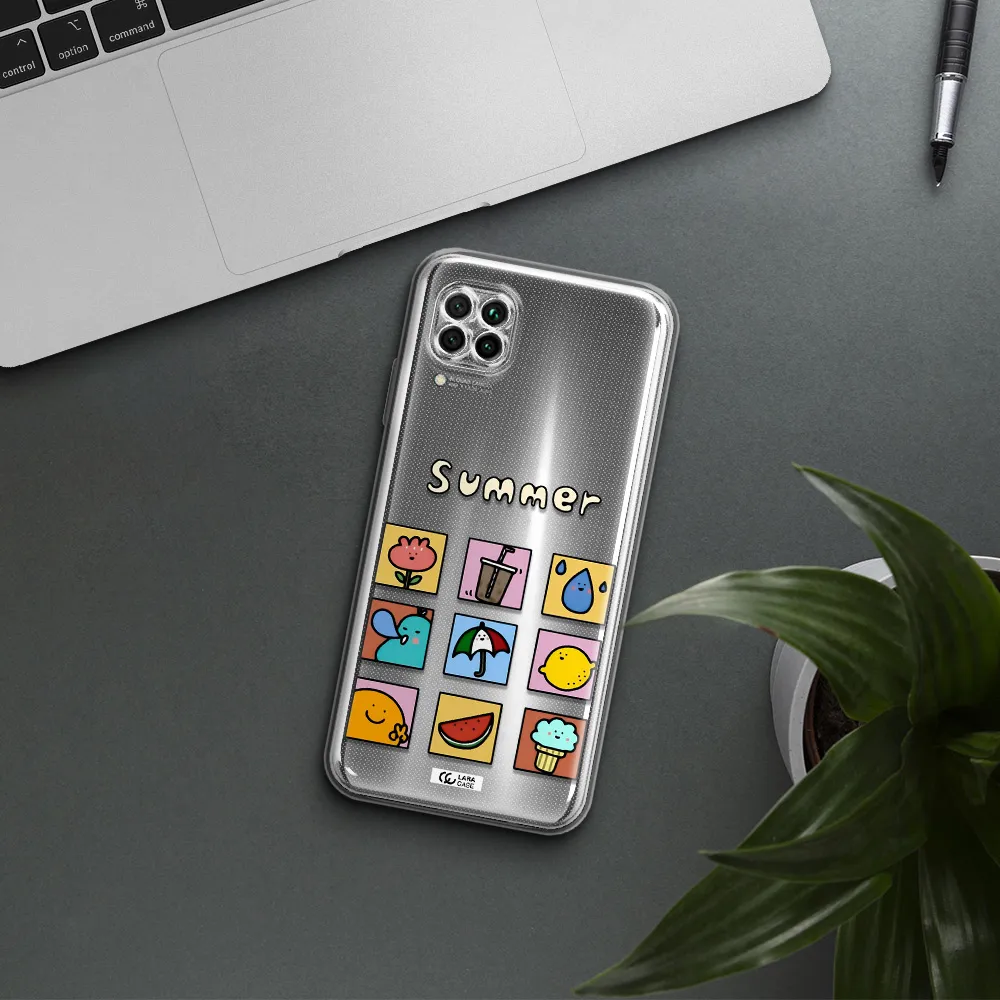 Summer Vibes Huawei Nova 7I Clear Tpu Case