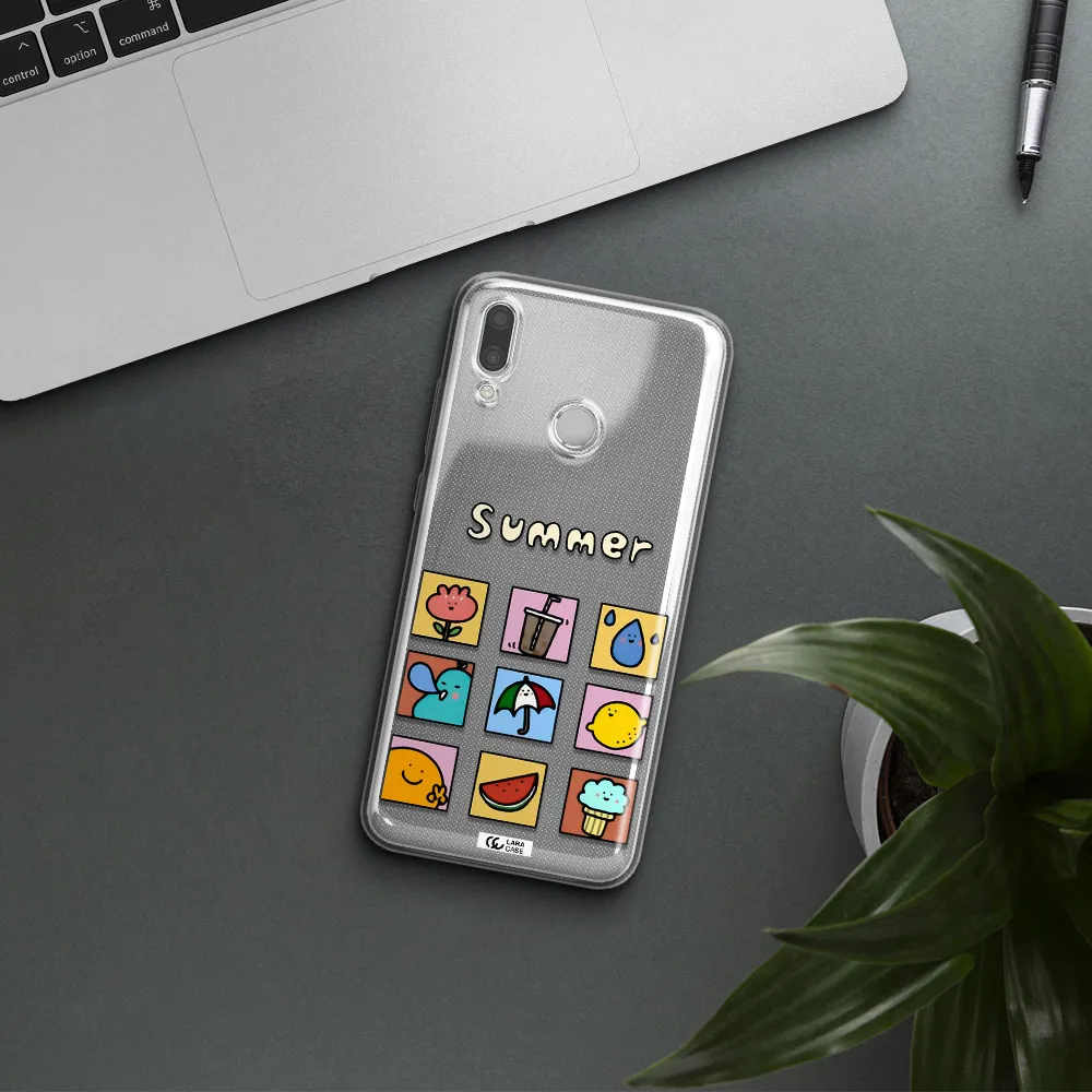 summer vibes Huawei P Smart 2019 Clear TPU Case