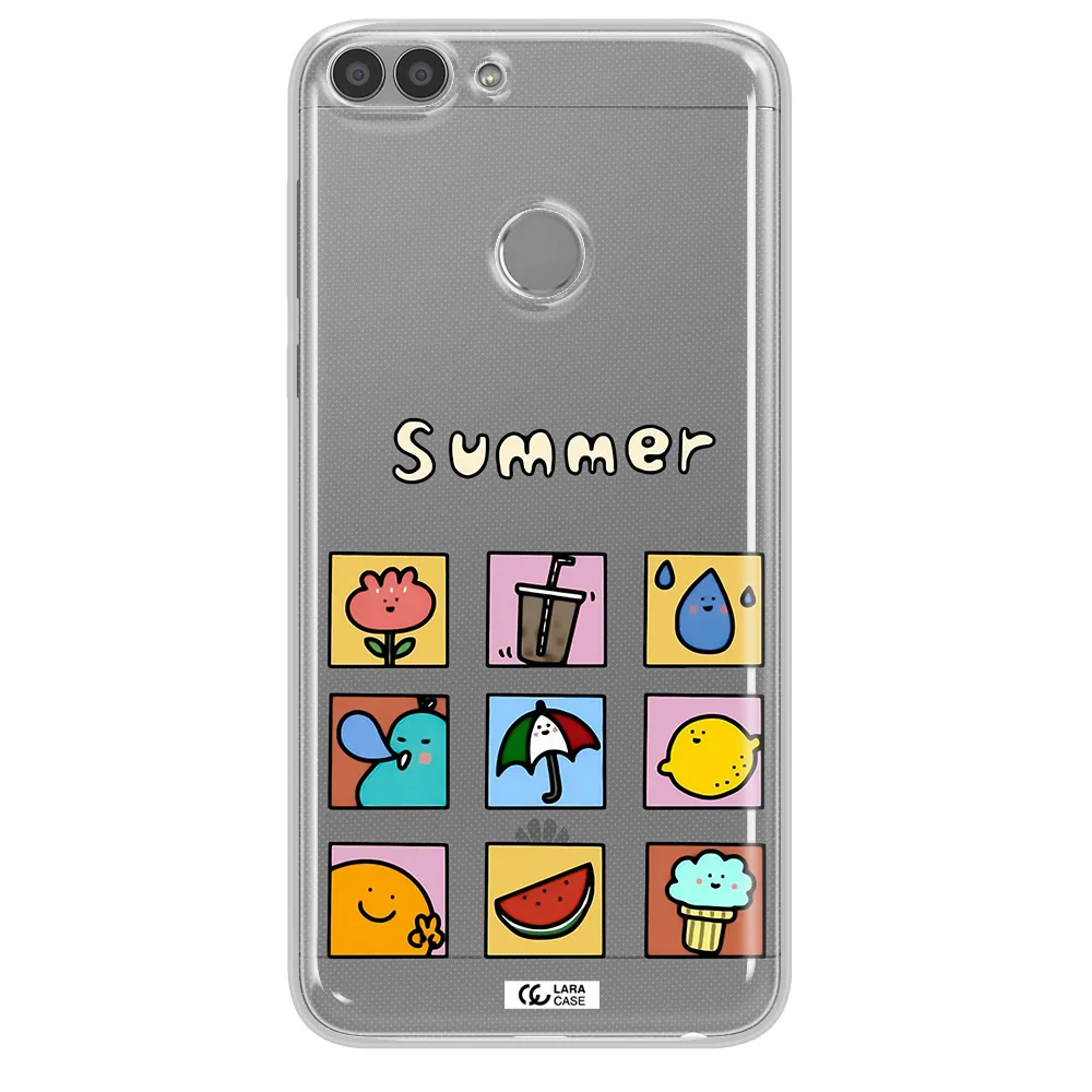 summer vibes Huawei P Smart Clear TPU Case