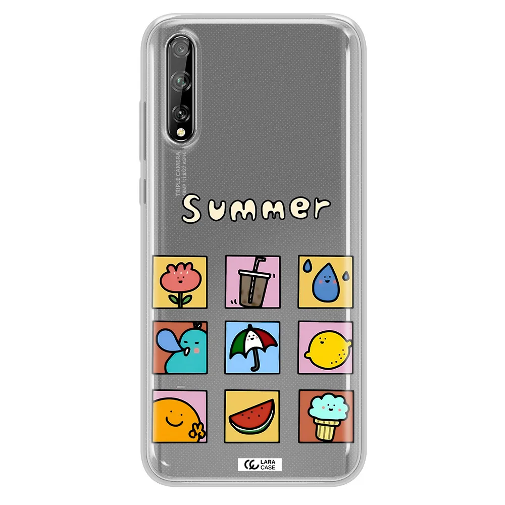 summer vibes Huawei P Smart S Clear TPU Case