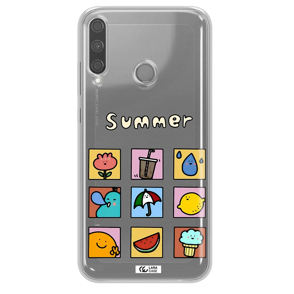summer vibes Huawei P40 Lite E Clear TPU Case