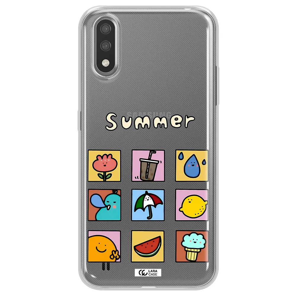 summer vibes Samsung A01 Clear TPU Case