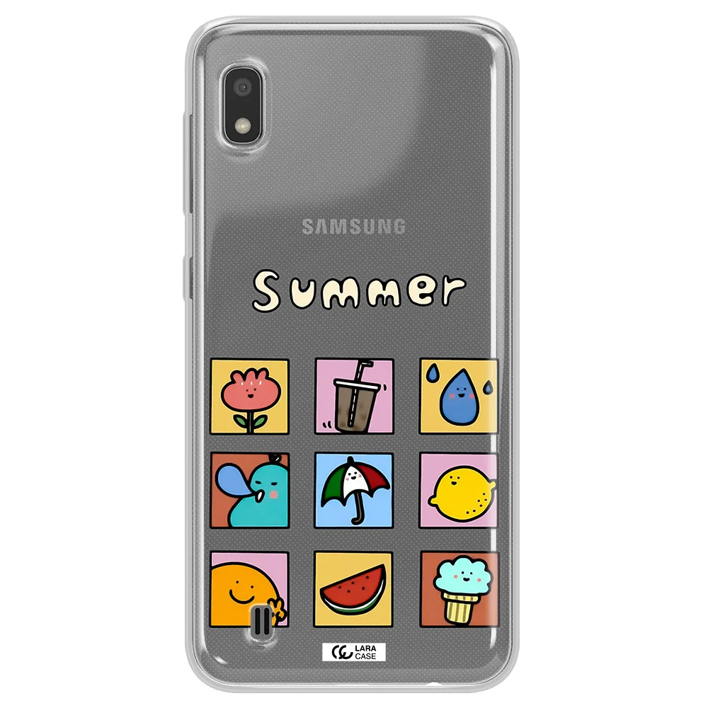 summer vibes Samsung A10 Clear TPU Case