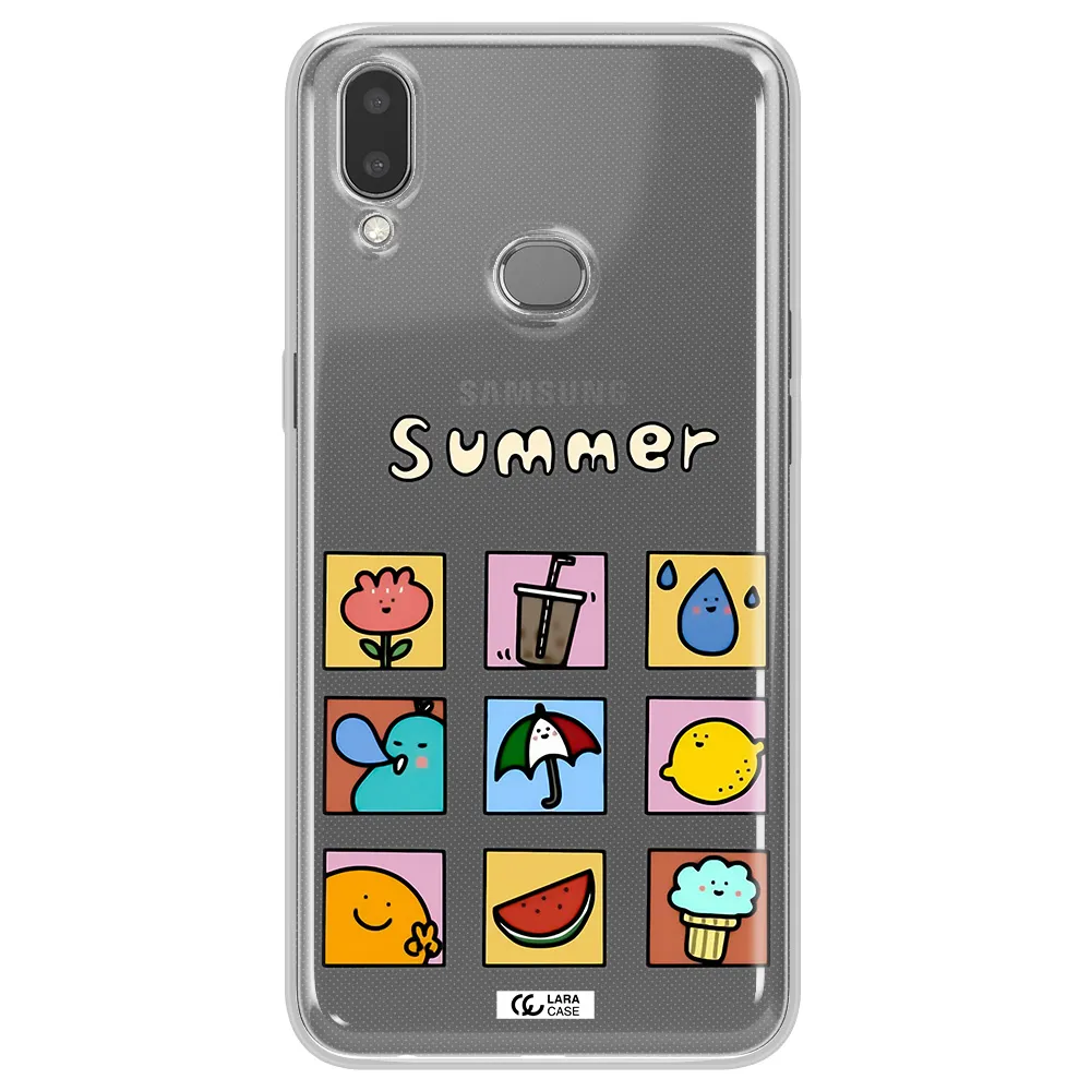 summer vibes Samsung A10S Clear TPU Case