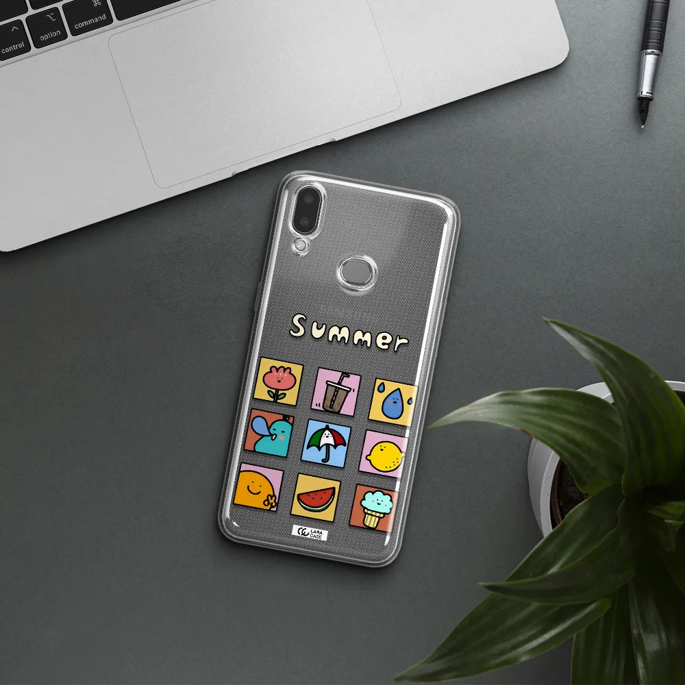 summer vibes Samsung A10S Clear TPU Case