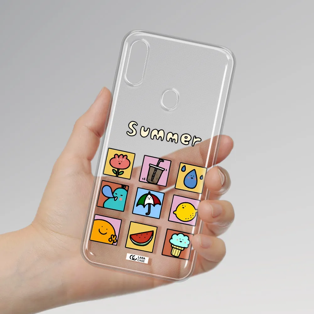summer vibes Samsung A11 Clear TPU Case