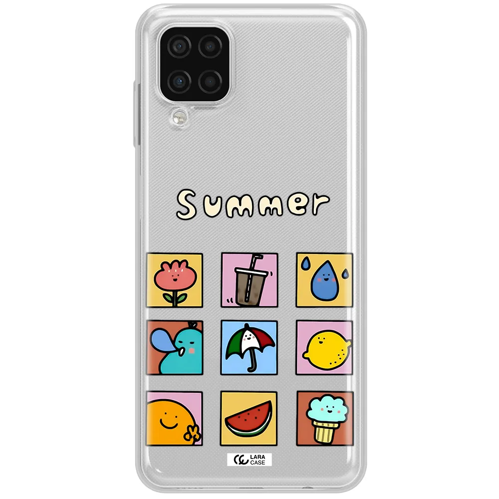 summer vibes Samsung A12 4g Clear TPU Case