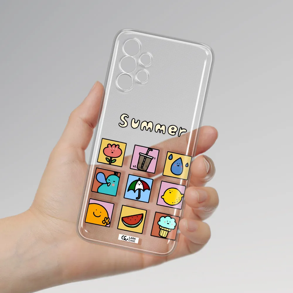 summer vibes Samsung A13 Clear TPU Case