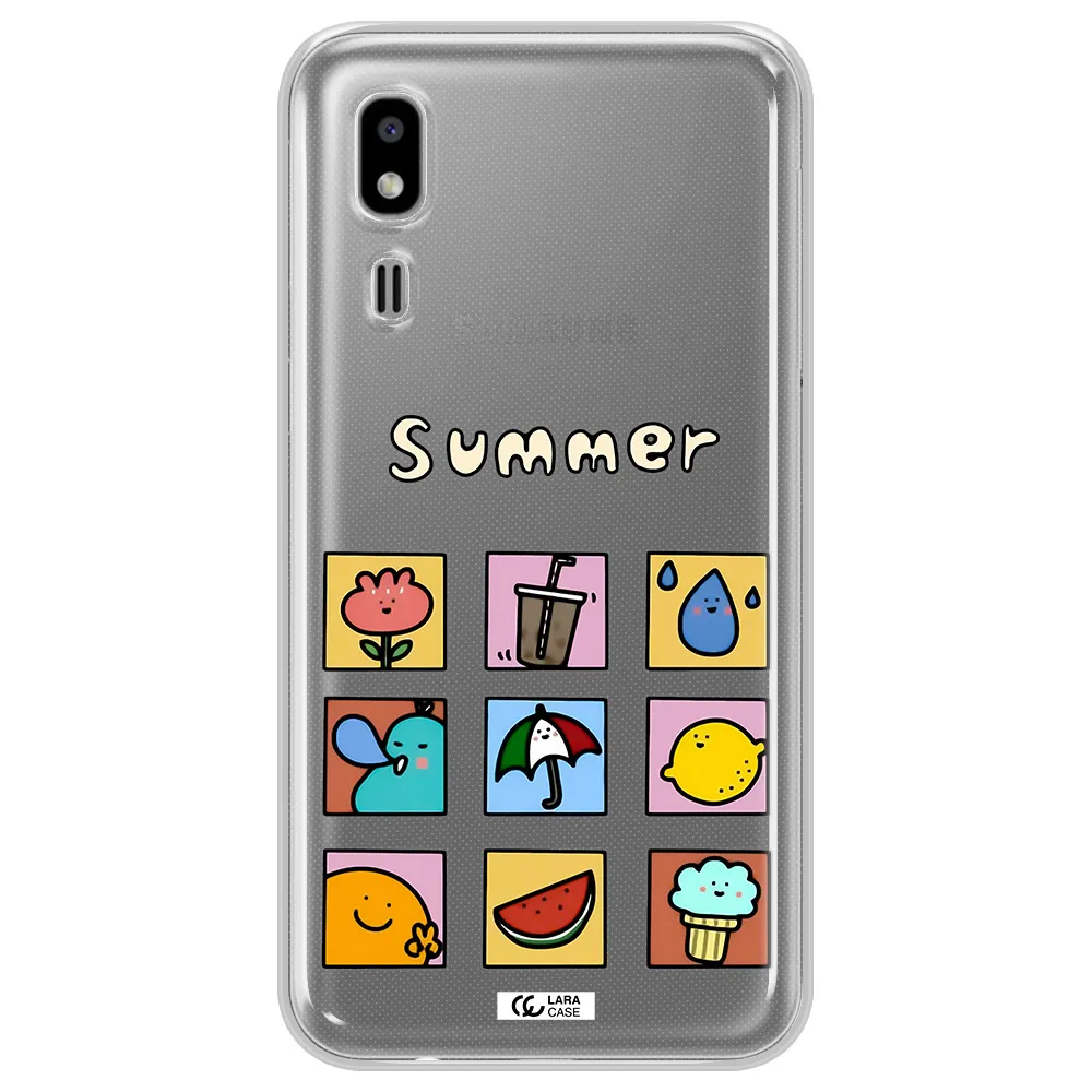 summer vibes Samsung A2 Core Clear TPU Case