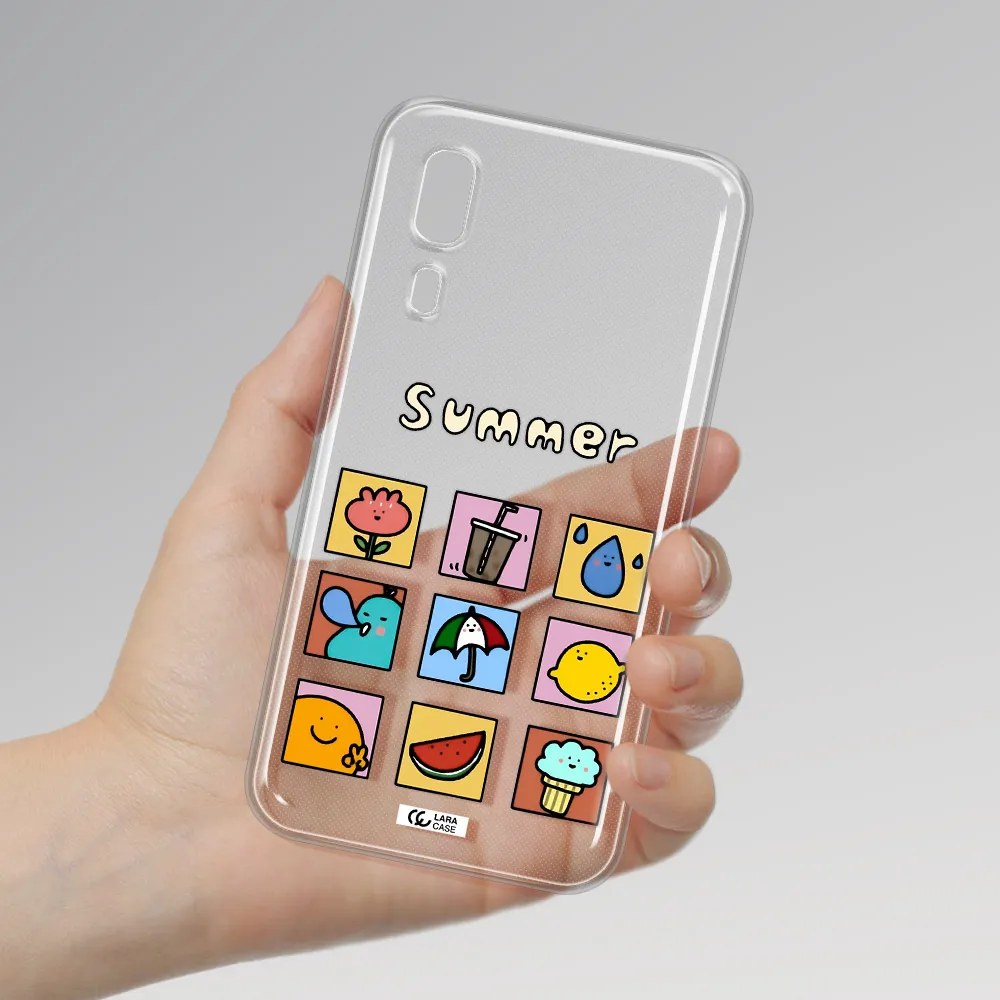 summer vibes Samsung A2 Core Clear TPU Case