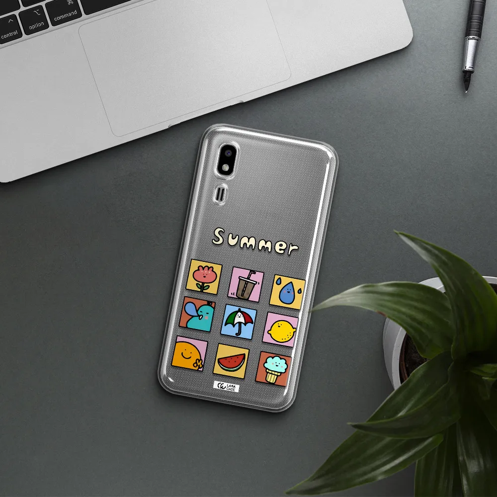 summer vibes Samsung A2 Core Clear TPU Case
