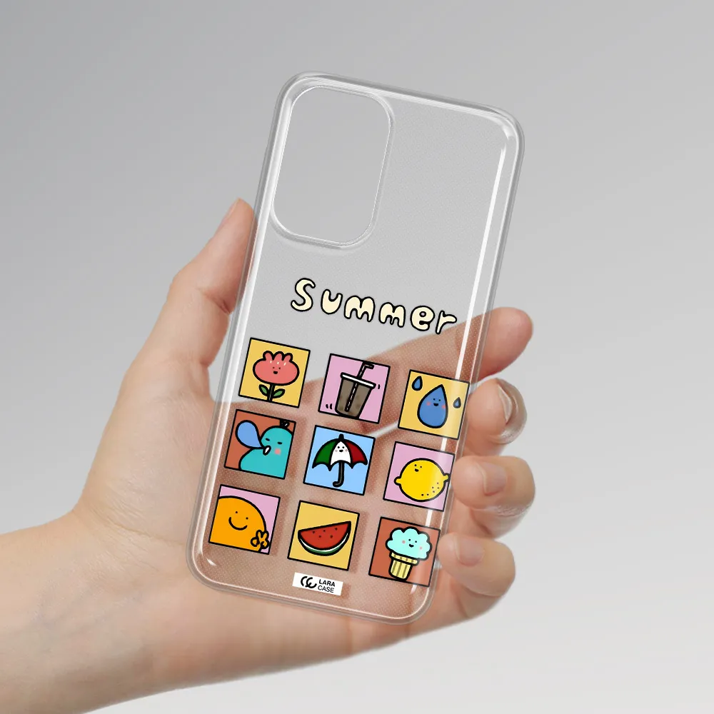 summer vibes Samsung A33 Clear TPU Case